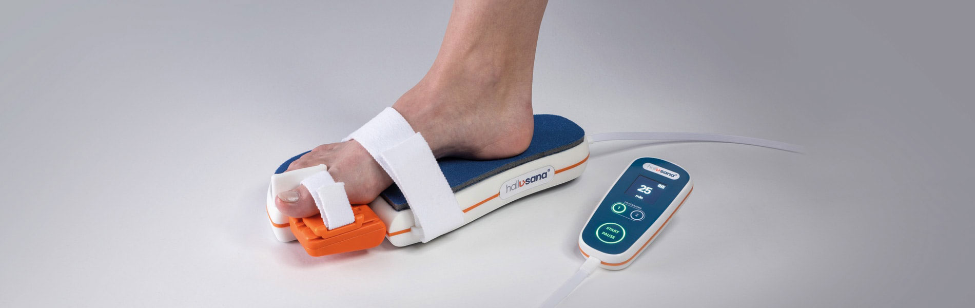 Hall-U-Sana Bewegungsschiene am Fuss